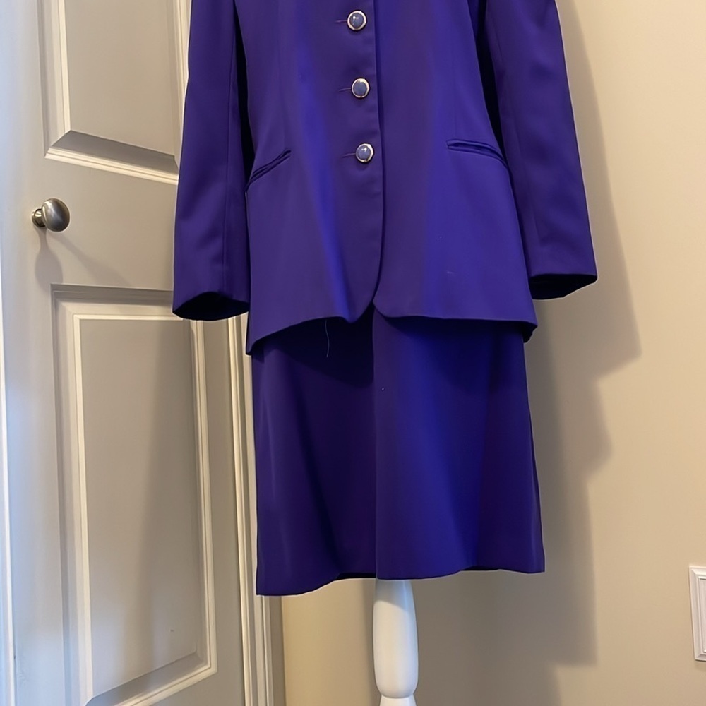Suitsme Woman’s Purple Business Suit 16 Midi lined - Picture 5 of 16